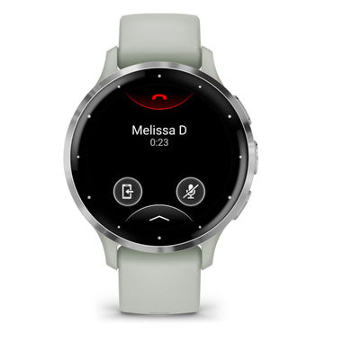 Garmin Venu® 3S Sage Gray & Silver con cinturino in silicone