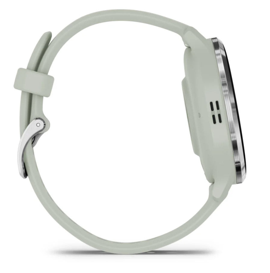 Garmin Venu® 3S Sage Gray & Silver con cinturino in silicone