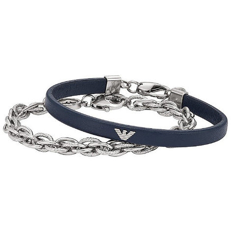 Emporio Armani bracciale uomo gioielli Emporio Armani Sentimental -EGS2943SET