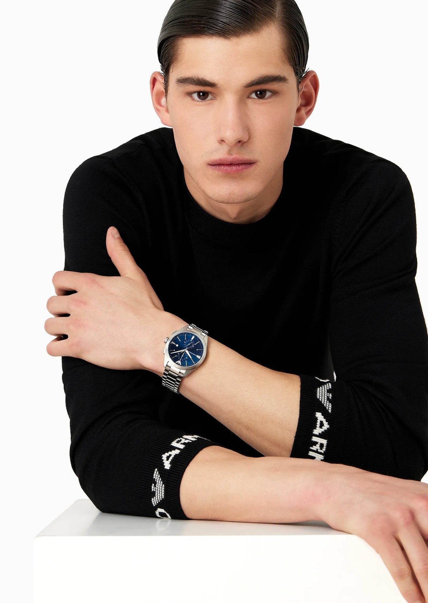 Emporio Armani Orologio cronografo In Acciaio Inossidabile-AR11541