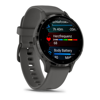 Garmin Venu® 3S Pebble Gray & Slate con cinturino in silicone