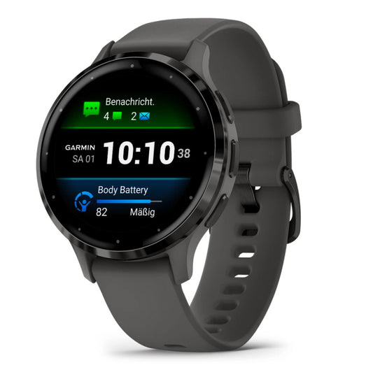 Garmin Venu® 3S Pebble Gray & Slate con cinturino in silicone
